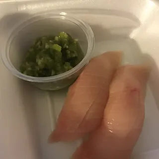 2 Piece Yellowtail Sushi