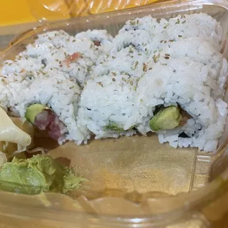 A. Spicy Tuna Roll, California Roll and Sake Avocado Roll Combo