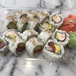 Copy of B. California, Spicy Tuna and Tempura Combo