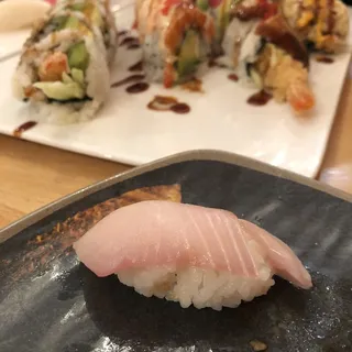 Yellowtail (Hamachi) Nigiri