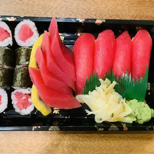sushi and sashimi