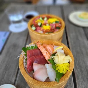 Special Tama Bowl and Tsukiji Bowl