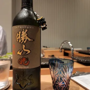 A very rare Junmai Daiginjo Sake I pulled from my cellar to enjoy the Sushi with ! :)