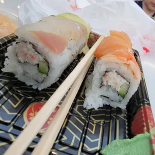 tiniest rolls I've ever seen,extremely rude employees, and high prices. terrible place.