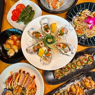 food, sushi and sashimi, sushi, sashimi