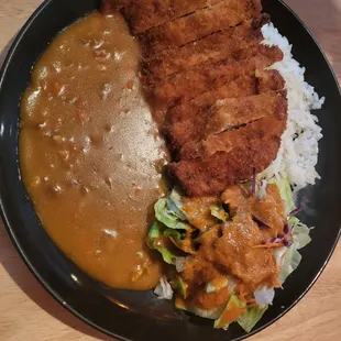 Curry pork katsu