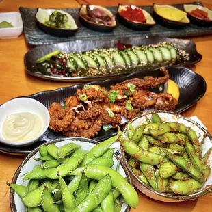 Spicy Garlic Edamame