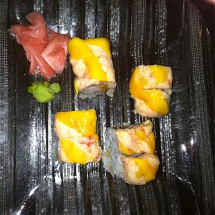 This is mango lobster roll. Yummy mmm