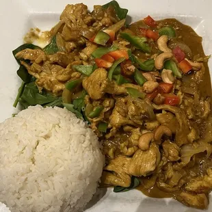 Popeye's Favorite with Steamed Rice