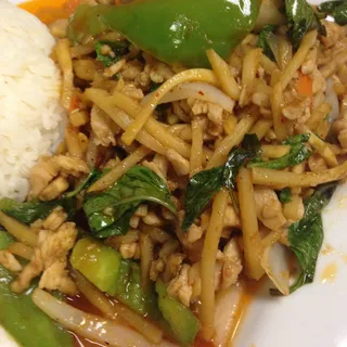 Spicy Bamboo with Chicken