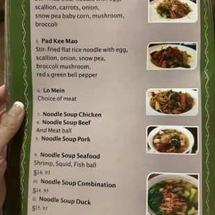 soups and chowder, menu