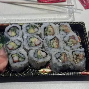 2nd visit- Spicy tuna &amp; california rolls