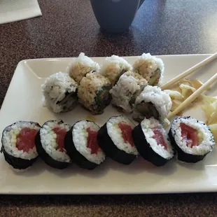 sushi and sashimi, food, sashimi, sushi