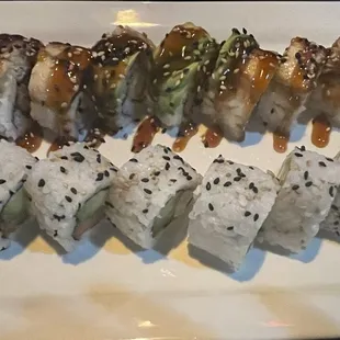 Philly Roll Sweet Dragon Sushi Roll