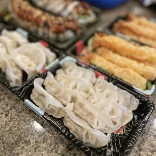 Chicken and pork dumplings