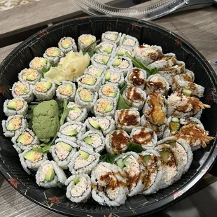 sushi and sashimi, food, sashimi, sushi