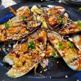 6 Piece Baked Green Mussel