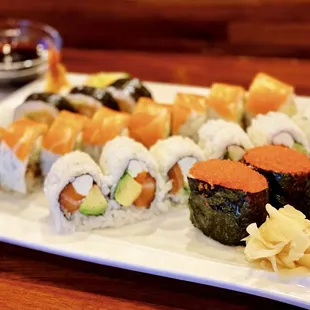 3 Rolls, 2 Sushi and 1 Appetizer Dinner Special: Choice of any 3 rolls, 2 pieces of sushi, and 1 appetizer.