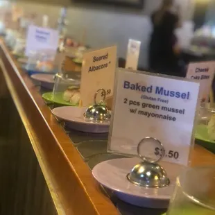 plates of food on a counter