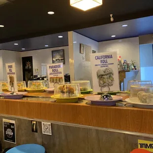 Revolving sushi!