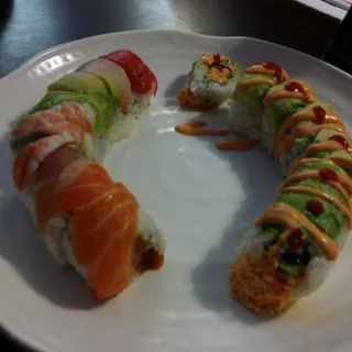 Spicy Rainbow Roll