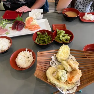 sushi and sashimi, sushi, sashimi, food