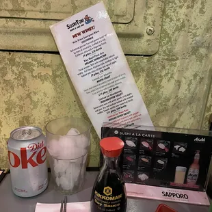 my friend's diet coke a wine list