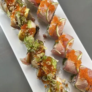 sushi and sashimi, sashimi, food, sushi