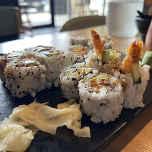 food, sushi and sashimi