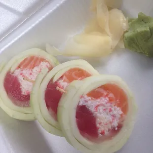 White Cucumber Roll