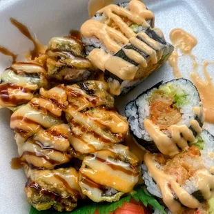 sushi and sashimi, sashimi, food, sushi
