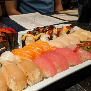 Nigiri in the AYCE portion