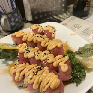 The triple tuna was SOOOOOO GOOD