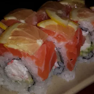 Salmon loves lemon