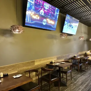 interior, sushi and sashimi