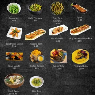 Menu - Appetizers 09/2024