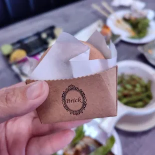 Coffee frozen desert topped it all off!