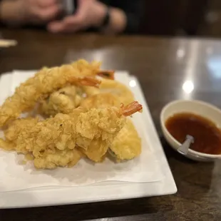 Shrimp Tempura Small Plate ($10.95)