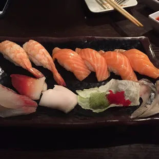 sashimi, sushi and sashimi, food, sushi