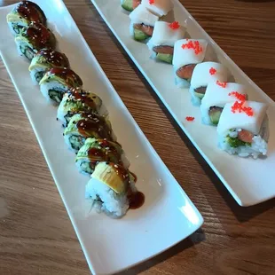 Sushi rolls. So delicious and made with fresh ingredients