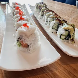 White House Roll and Dragon Roll