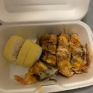 Their delivery looks like sh**. I know this is conveyor belt sushi, but come on, man.