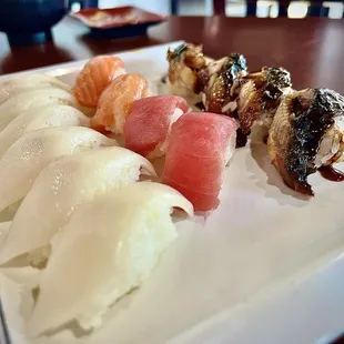 Escolar. Salmon. Tuna. Eel. Delicious.