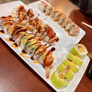 food, sushi and sashimi