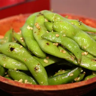 Spicy Garlic Edamame