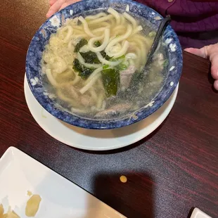Beef Udon soup - perfect for a cold day