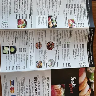 Updated menu 7/17/24