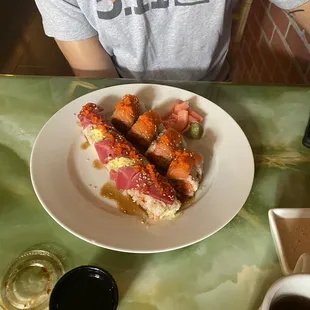 sushi and sashimi, sashimi, sushi, food