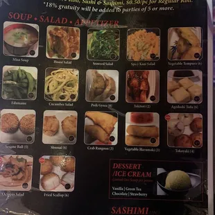 sushi and sashimi