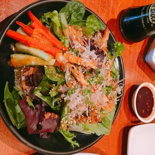 Salmon Skin Salad